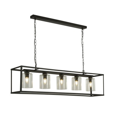 Lustra suspendata metal stil industrial decorativ Belle 5L