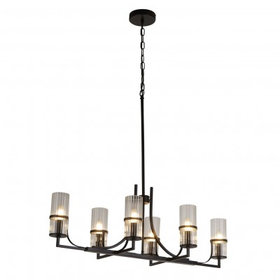 Candelabru modern design elegant Belle negru/clar