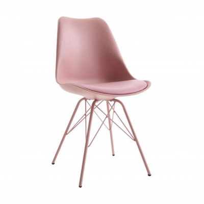 Set 4 scaune moderne Scandinavia roz