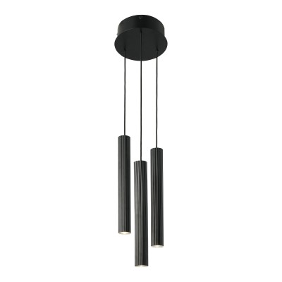 Lustra suspendata design scandinav Vico 3L negru