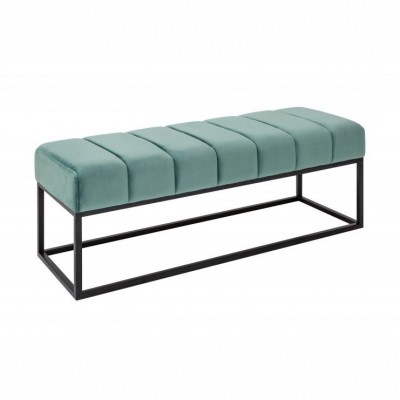 Bancheta tapitata Petit Beaute 110cm, catifea verde menta