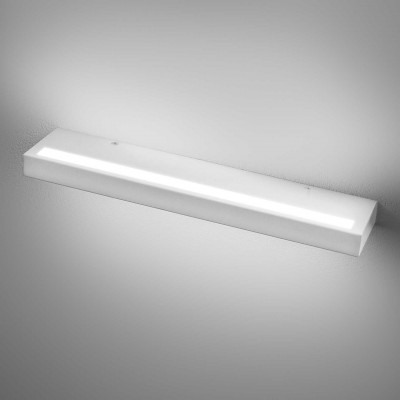 Aplica de perete lumina ambientala LED GAP DOUBLE alb L-50cm, 3000K