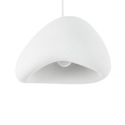 Lustra suspendata design decorativ Cloud alb 50cm