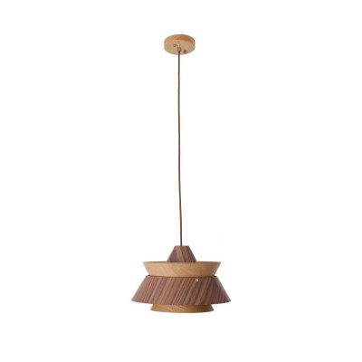 Lustra, Pendul design rustic din lemn Kioto