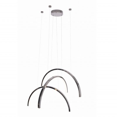 Lustra LED design decorativ modern Trio Arc Shiny Black