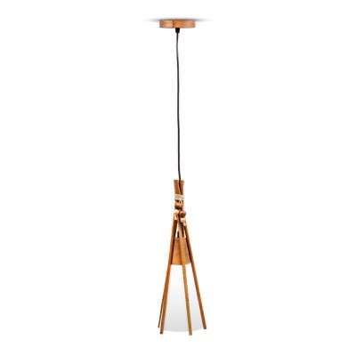 Pendul rustic fabricat manual din lemn MEXICANA