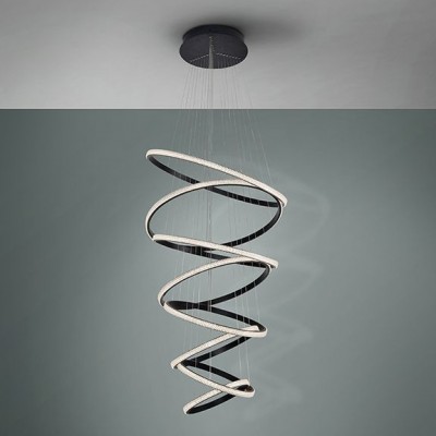 LUSTRA XXL LED DIMABILA cu telecomanda Ring Ø80cm, 4000K