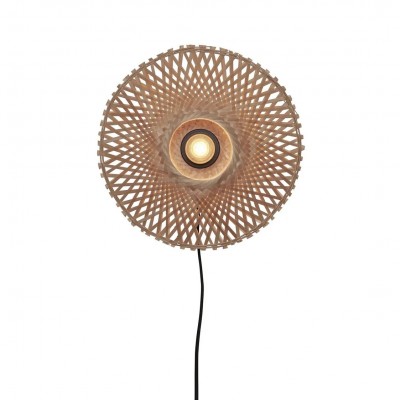 Aplica de perete eco din bambus Kalimantan XS 30cm, natur