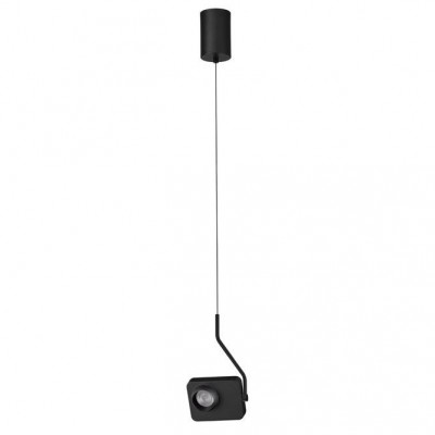 Pendul LED cu spot directionabil stil minimalist KEDROS negru