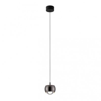 Pendul LED stil minimalist CONGA crom negru