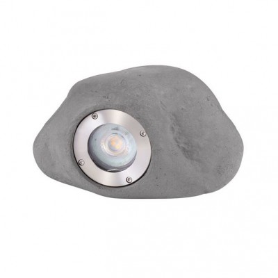 Iluminat exterior ambiental, spot din ciment IP65 SOFT negru