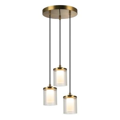 Lustra LED dimabila design modern decorativ Luxury 3L aurie