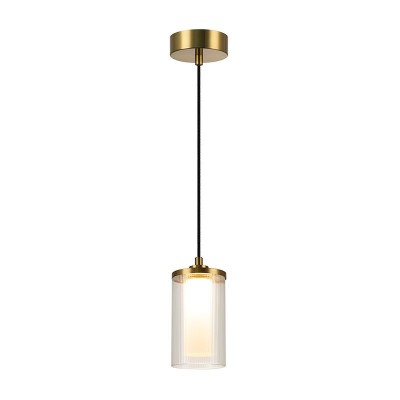 Pendul LED dimabil design modern decorativ Luxury auriu