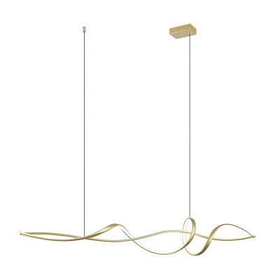 Lustra LED suspendata design modern decorativ Minimal aurie