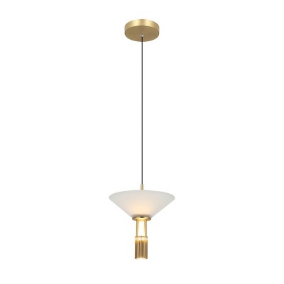 Pendul LED design modern decorativ Newy aurie