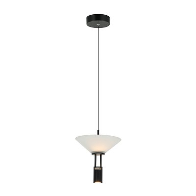 Pendul LED design modern decorativ Newy negru
