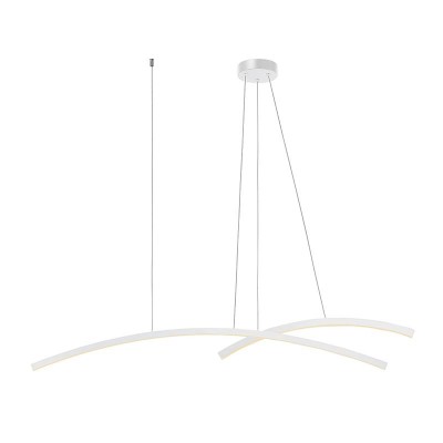 Lustra LED dimabila design minimalist Paulen alba
