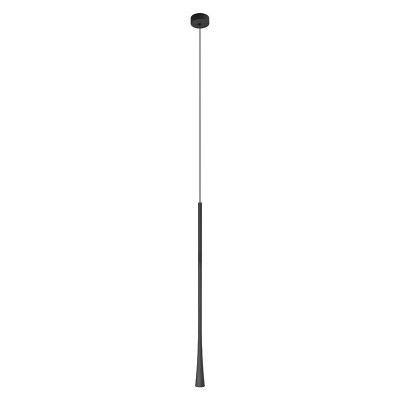 Pendul LED stil minimalist modern Slim negru