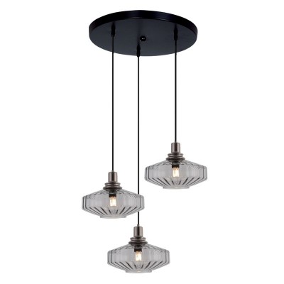 Lustra suspendata design decorativ Zenia 3L fumurie