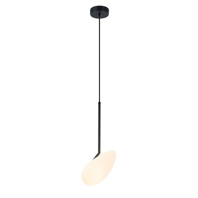 Pendul LED stil minimalist decorativ Rona negru