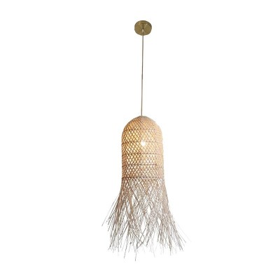 Lustra/Pendul ratan natural boho style Selby