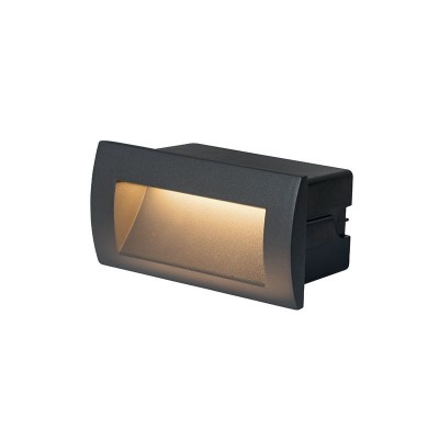 Spot LED incastrabil de exterior iluminat ambiental IP65 Rajal grafit