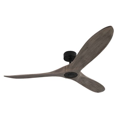 Ventilator de tavan cu telecomanda Louwis lemn negru