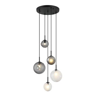 Lustra suspendata design decorativ Iris D-45cm 