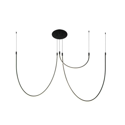 Lustra LED design decorativ modern Tube II L-160cm 