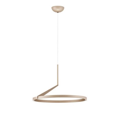 Lustra LED suspendata design minimalist TILIA moca coffee