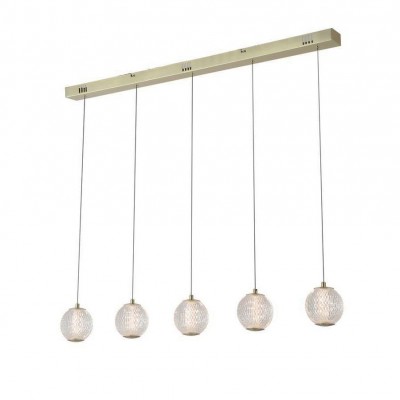 Lustra cu 5 pendule LED design modern decorativ Allure