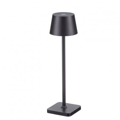 Veioza/Lampa de masa LED portabila exterior IP54 DECK negru