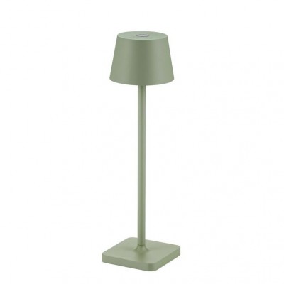 Veioza/Lampa de masa LED portabila exterior IP54 DECK verde