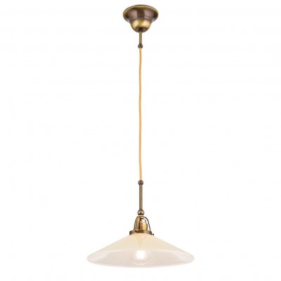 Lustra, Pendul realizat manual design rustic ARTDESIGN, patina/ champagne