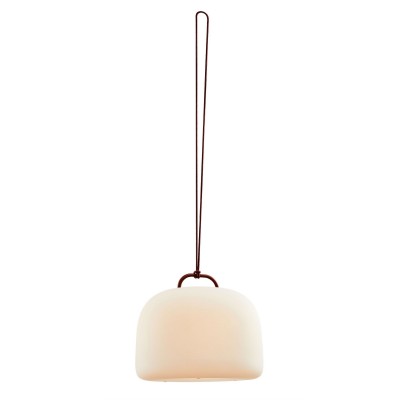 Lampa LED portabila de exterior design nordic IP65 Kettle To-Go Battery red
