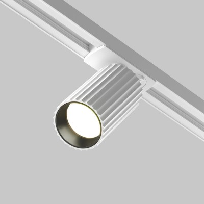 Spot GU10, accesoriu pentru sinele monofazate Unity, Calipso alb