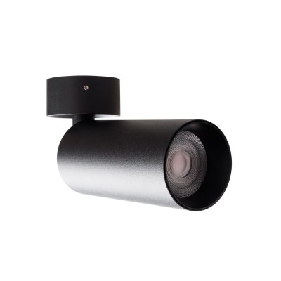 Spot LED aplicat directionabil Halo A  negru