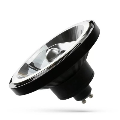 Bec GU10-AR111 negru 12W 3000K