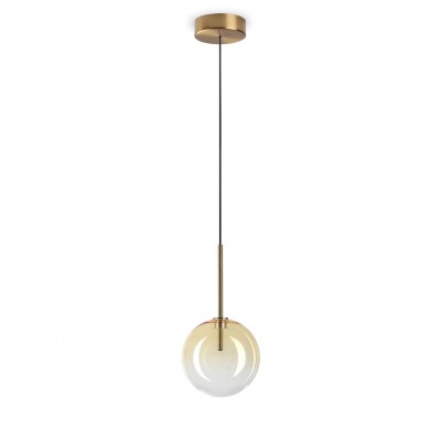 Pendul EQUINOXE SP1 D15 antique brass/ faded amber