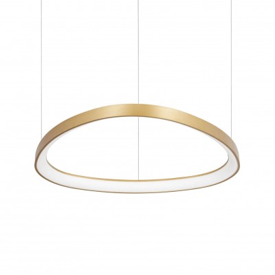 Lustra LED suspendata design circular Gemini sp d061 on-off 2700k aurie
