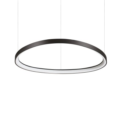 Lustra LED suspendata design circular Gemini sp d081 on-off 2700k negru
