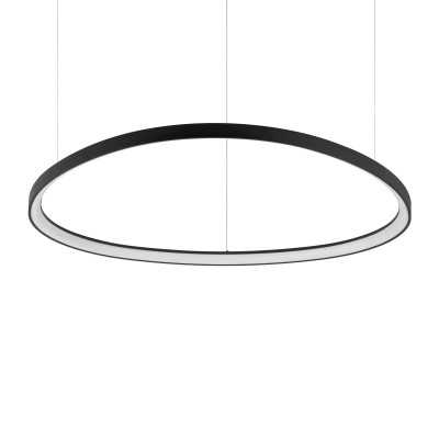 Lustra LED suspendata design circular Gemini sp d105 on-off 2700k negru