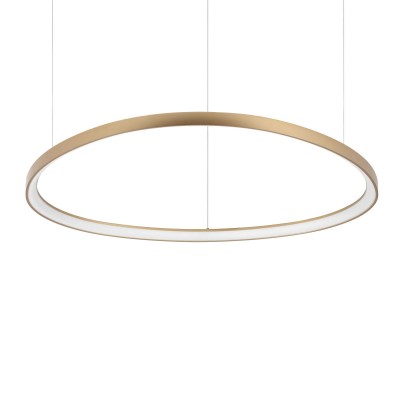 Lustra LED suspendata design circular Gemini sp d105 on-off 2700k aurie