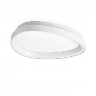 Plafoniera LED design circular Gemini pl d042 on-off 2700k alb