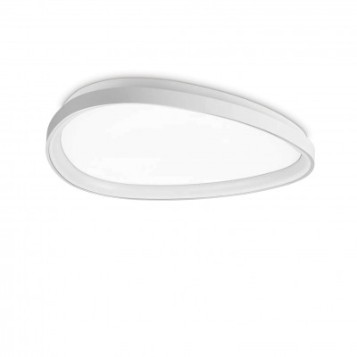 Plafoniera LED design circular Gemini pl d061 on-off 2700k alb