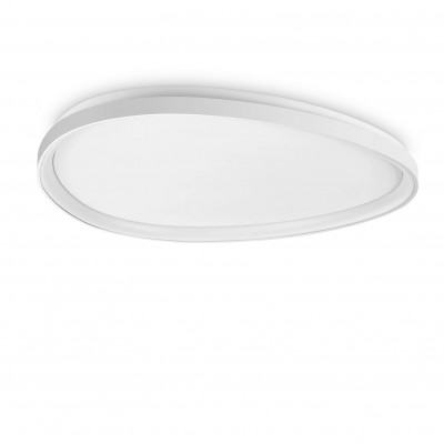 Plafoniera LED design circular Gemini pl d081 on-off 2700k alb