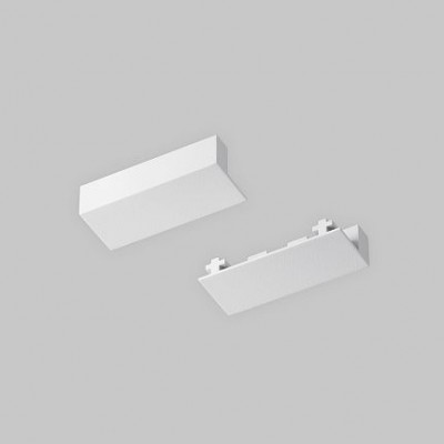 Accesoriu, Capat decorativ alb pentru sinele magnetice Radity 1m