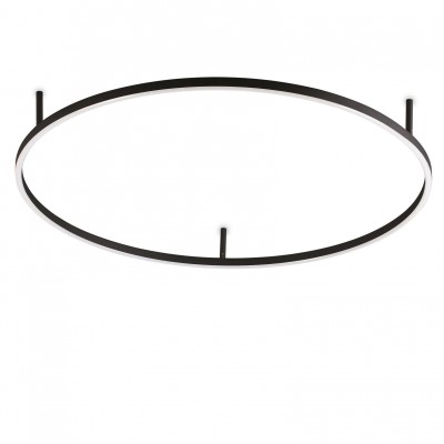 Lustra LED design geometric Oracle slim pl d090 round 2700k on-off negru