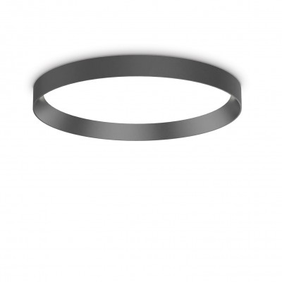 Plafoniera LED moderna Fly pl d45 3000k negru
