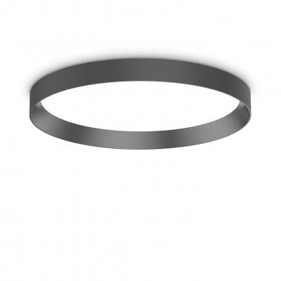 Plafoniera LED moderna Fly pl d45 4000k negru
